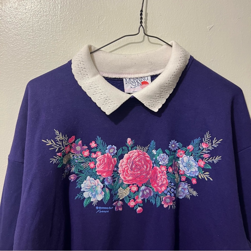 Morning Sun Women's Purple Sweatshirt